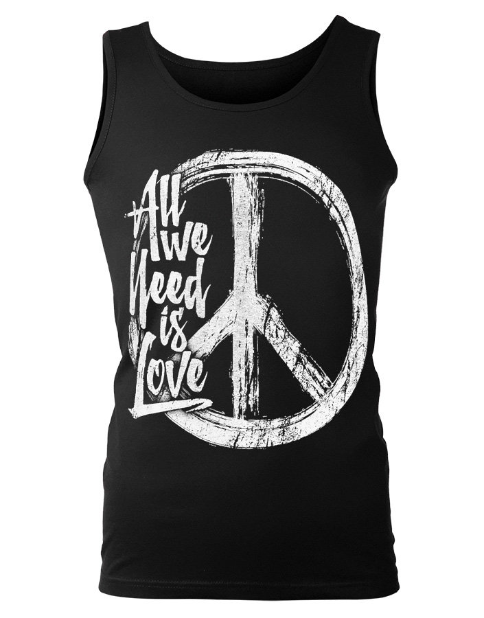 koszulka na ramiączkach ALL WE NEED IS LOVE-S