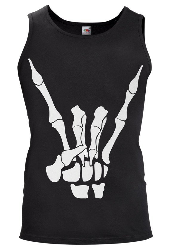 koszulka na ramiączkach SKELETON HAND - MANO CORNUTA-S