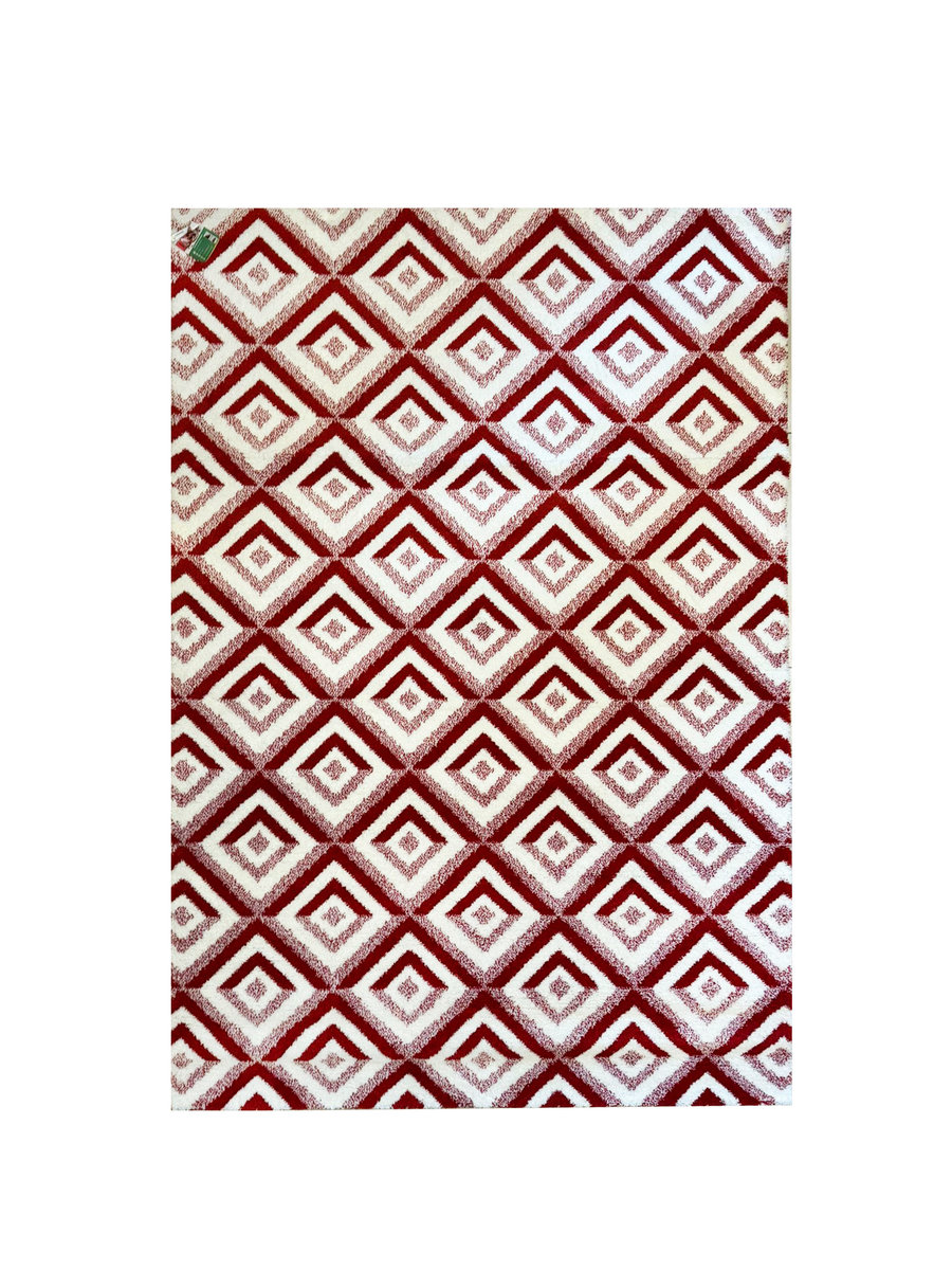 Dywan Osta Carpets BV czerwony ze wzorem duży do salonu 230 x 160 cm