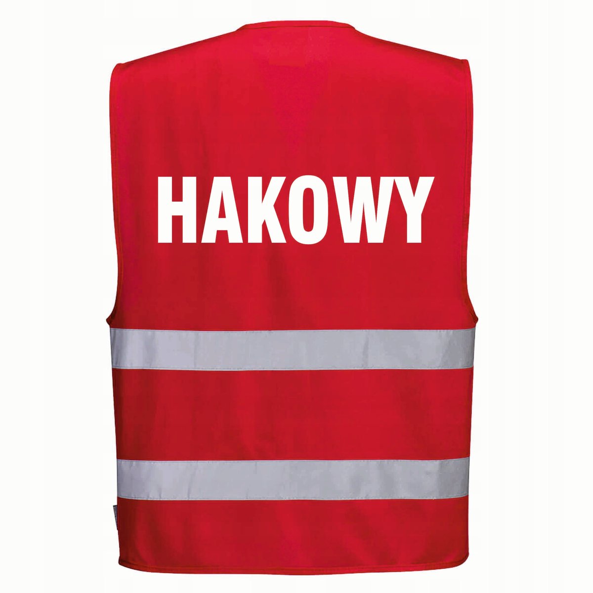 Kamizelka odblaskowa PORTWEST F474 Czerwony XXL/XXXL nadruk HAKOWY