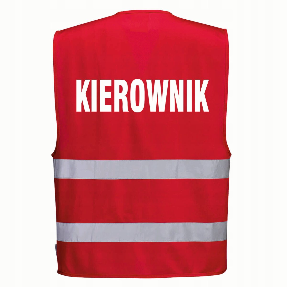 Kamizelka odblaskowa PORTWEST F474 Czerwony L/XL z nadrukiem KIEROWNIK