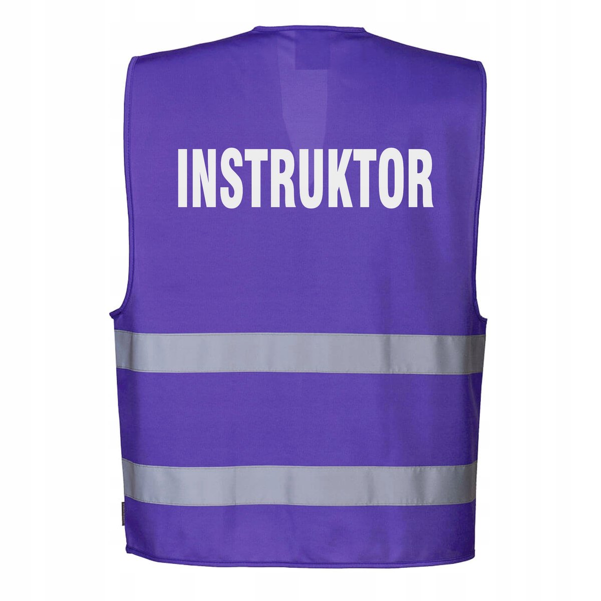 Kamizelka odblaskowa Portwest fioletowa L/XL z nadrukiem INSTRUKTOR