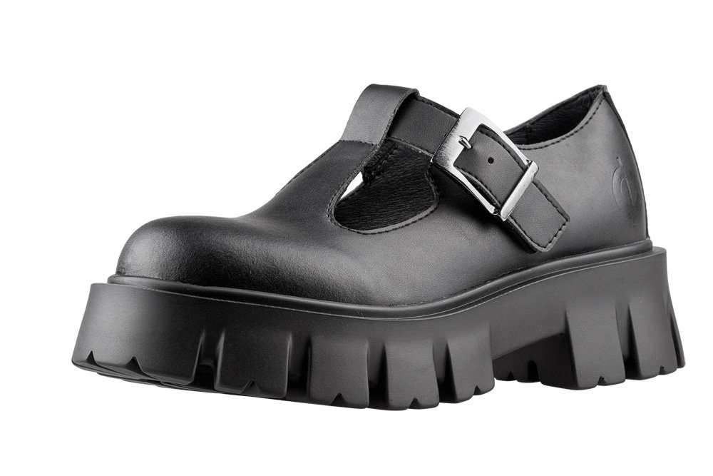 półbuty damskie ALTERCORE czarne (JANE VEGAN BLACK)-36