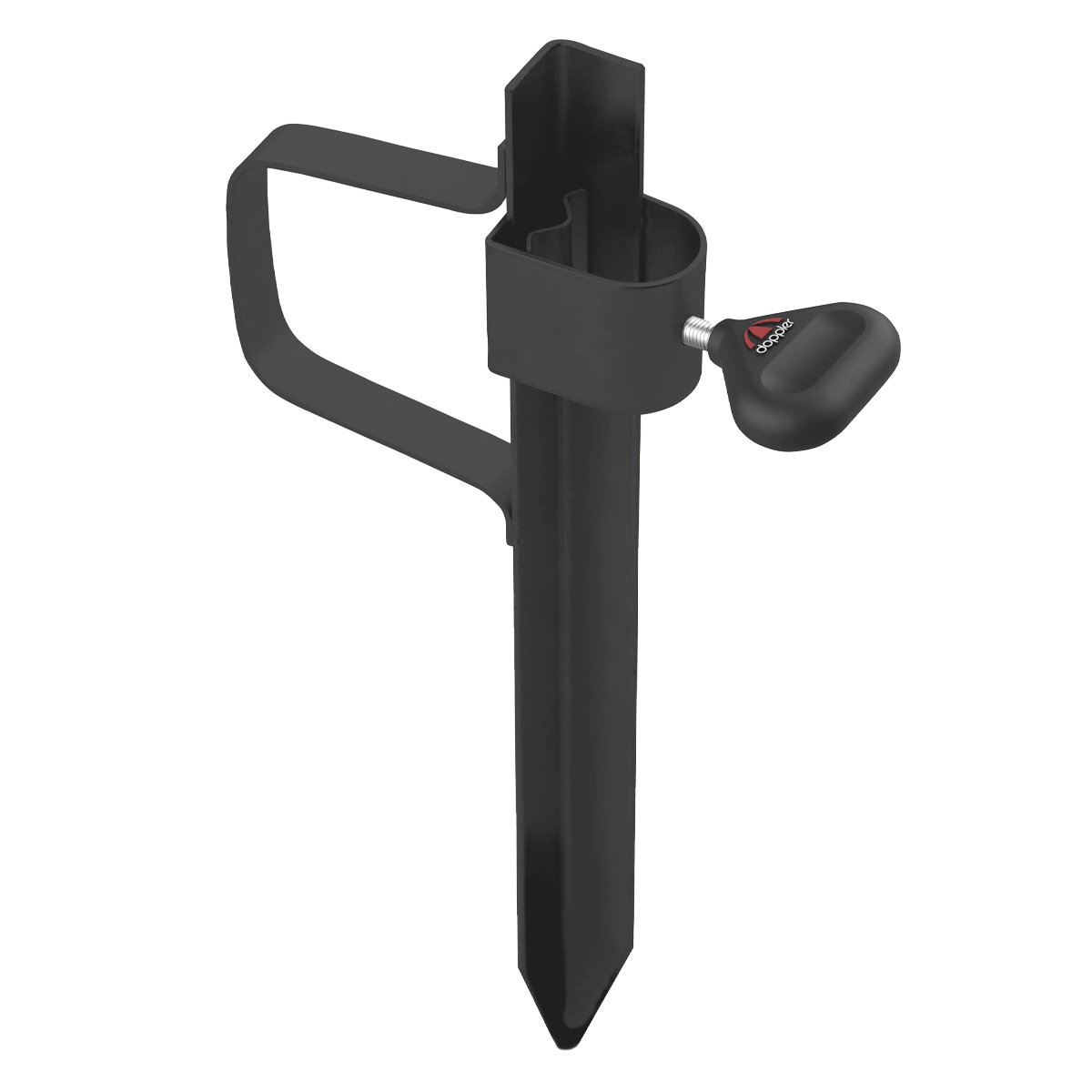 Doppler Metalowy szpikulec do wbicia parasola - Czarny