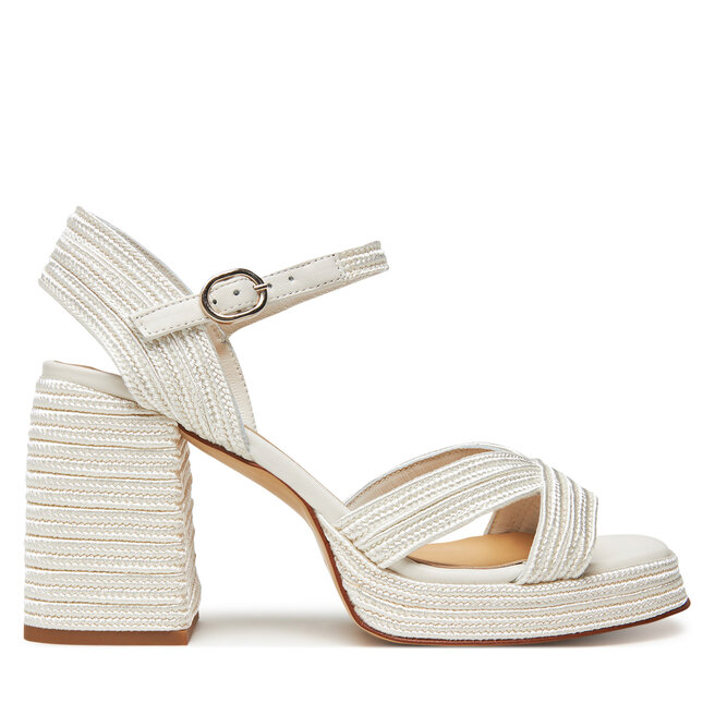 Espadryle Castañer Valle/142 023116 Biały
