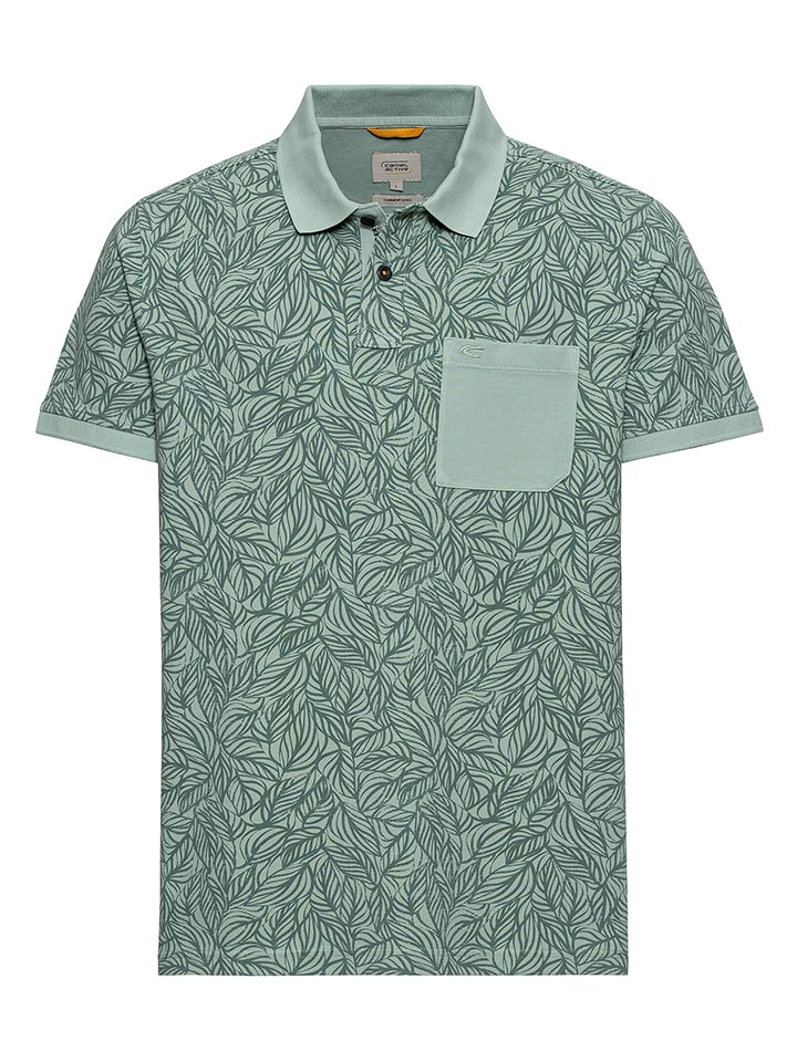 Camel Active Koszulka polo w kolorze zielonym