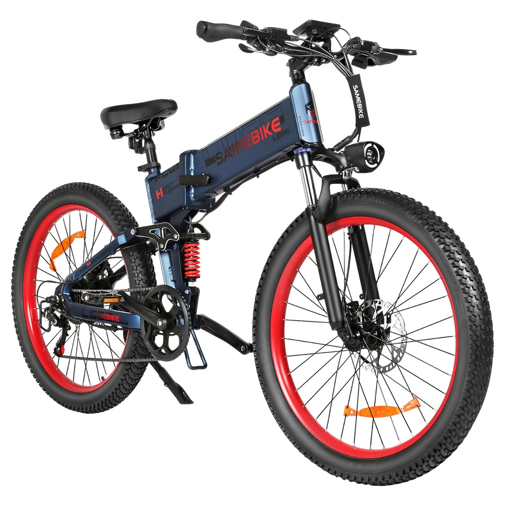 SAMEBIKE LO26-Plus Electric Bike 1000W Motor 48V 15Ah Battery 26 inch Tires 45km/h Max Speed 100km Range Hydraulic Disc B
