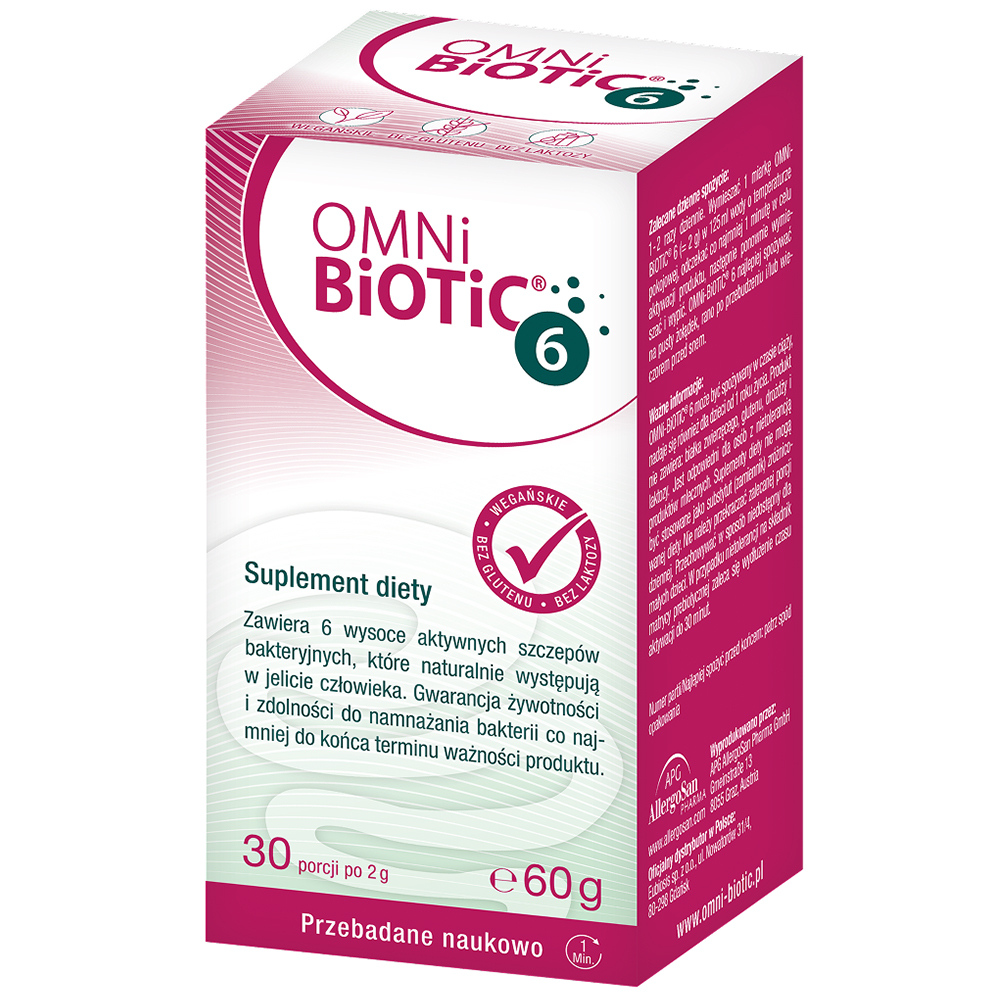 Omni-Biotic 6, proszek, 60 g