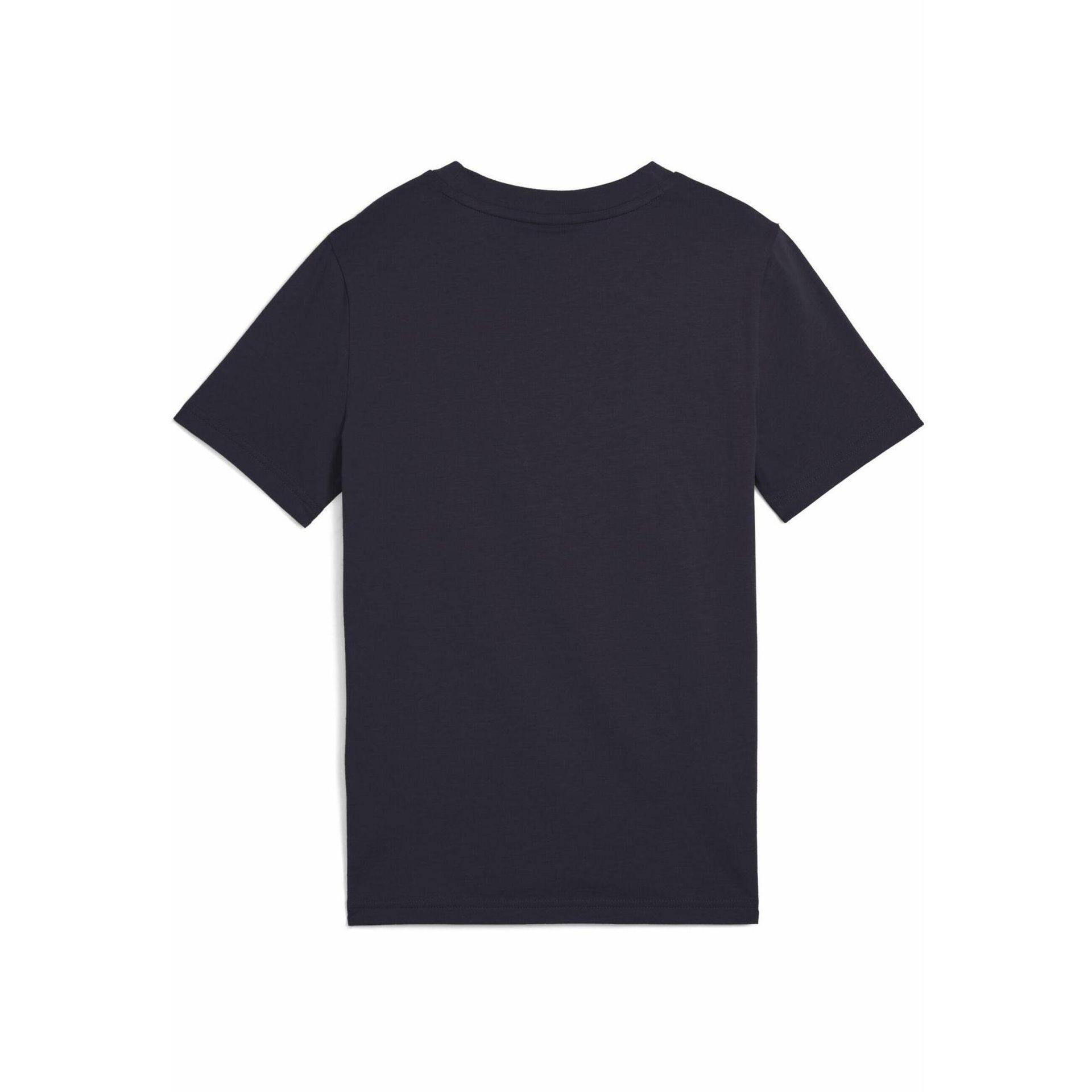 Młodzieżowa koszulka ESS z logo No. 1 PUMA New Navy Blue