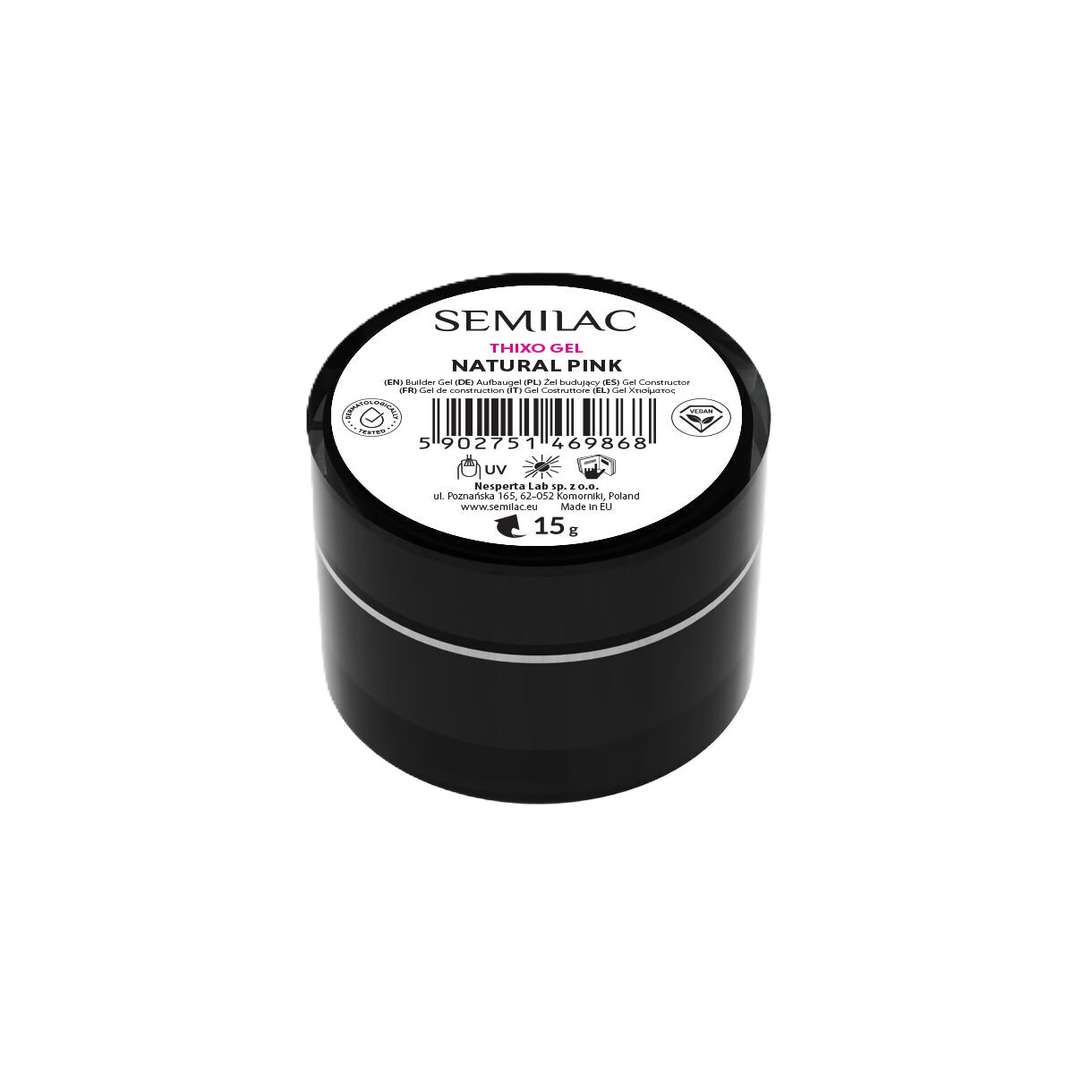 Semilac Thixo Gel Żel Budujący Natural Pink