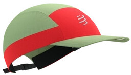 COMPRESSPORT Czapka do biegania 5 PANEL LIGHT CAP Nile/Fluo Red