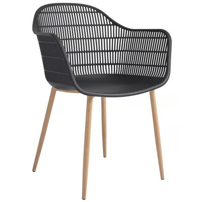 Krzesło ogrodowe PATIO Igor 47565 Czarno-brązowy