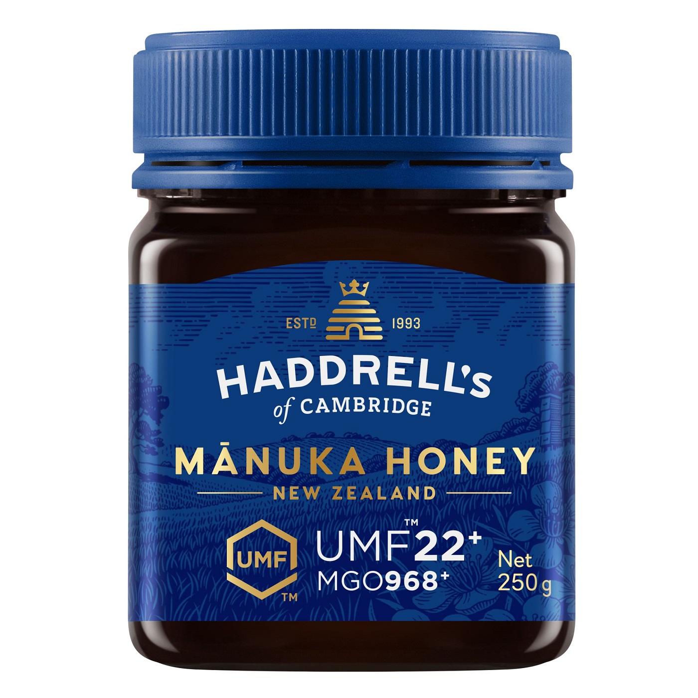 Haddrell's Manuka Miód UMF22+ MGO968+