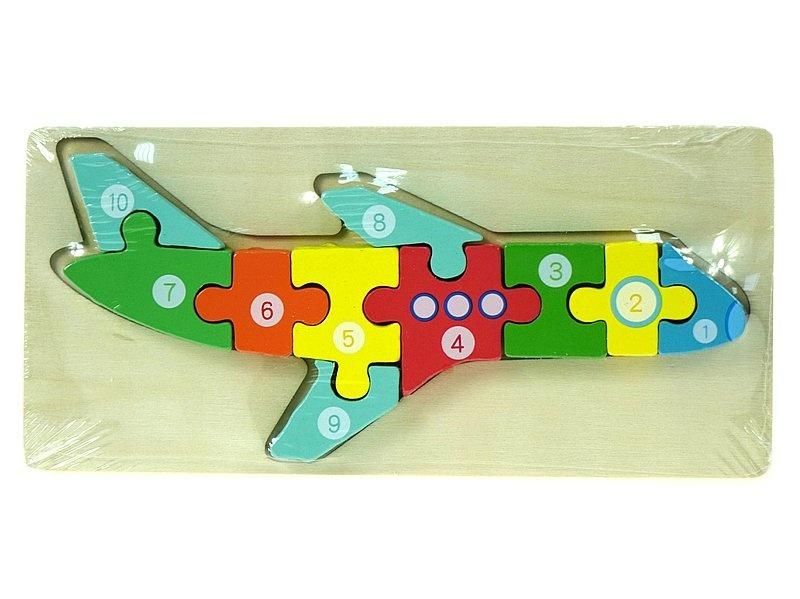 Puzzle drewniane Samolot - puzzle