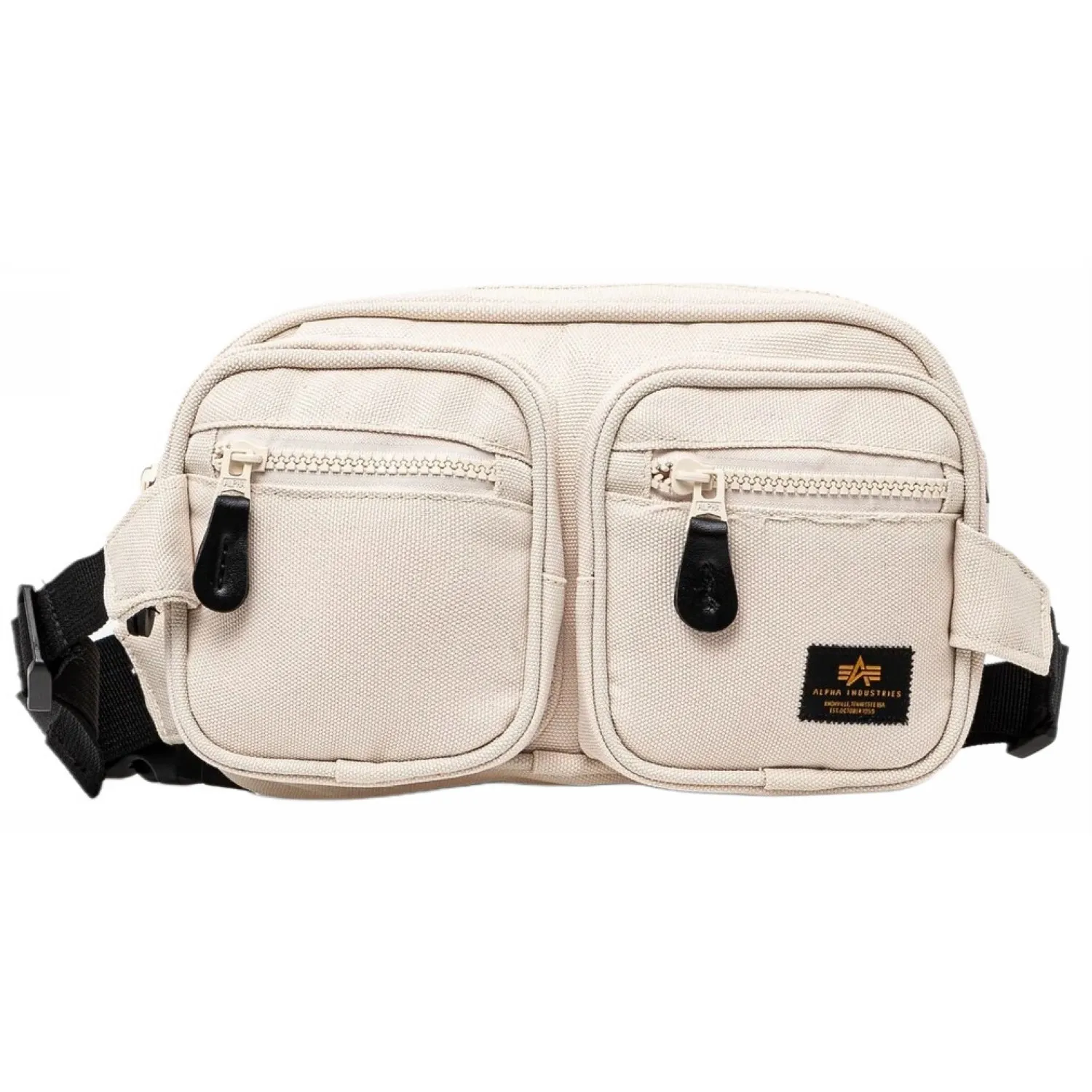 Nerka Alpha Industries Label Waist Bag 156943 300 - Vintage White • RATY 0% Kup dziś i zapłać za 30 dni GRATIS WYSYŁKA ZWROT DO 100 DNI