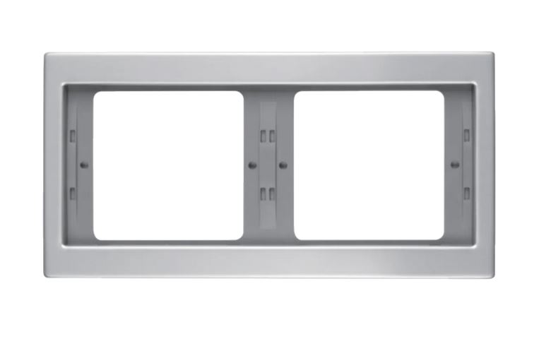 Berker Ramka potrójna podwójna pozioma K.5 aluminium