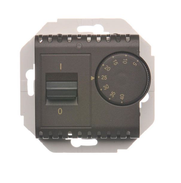 Kontakt Simon Regulator temperatury pomieszczenia SIMON 54 - brązowy mat