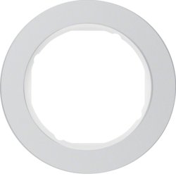 Ramka pojedyncza Berker R.Classic - aluminium/biały