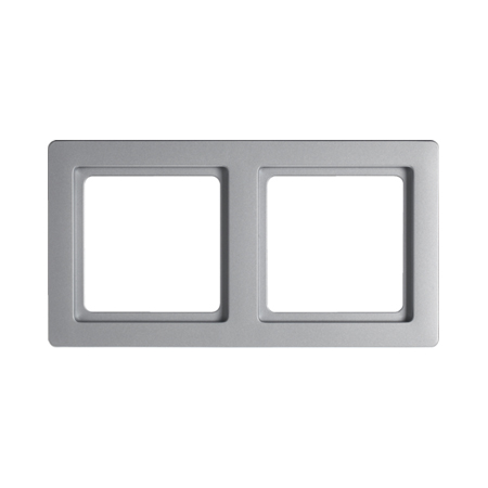 Berker Ramka potrójna podwójna Q.1 - aluminium mat