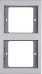 Berker Ramka potrójna podwójna pionowa K.5 aluminium