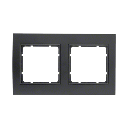 Berker Ramka potrójna podwójna B.3 - aluminium czarny/antracyt