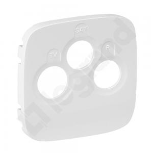 Plakietka Gniazda TV-RD-SAT Valena Allure białe