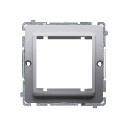 Kontakt Simon Simon Basic Adapter (przejściówka) na osprzęt standardu 45 × 45 mm. inox (met.) BMA45/21 BMA45/21