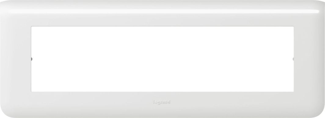 Legrand Ramka poczwórna 8 modułów MOSAIC pozioma - biały