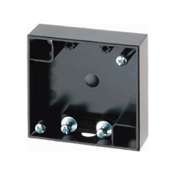 Berker Integro Flow Puszka natynkowa płaska, z 1 zaciskiem mocującym antracyt