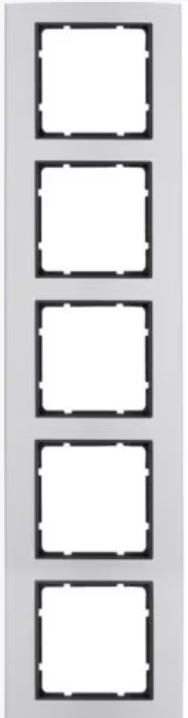 B.7 Berker Ramka potrójna 5-krotna, aluminium/antracyt