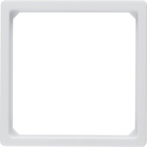 Hager polo Pierścień przejściowy do płytki centralnej 50 x 50 mm śnieżnobiały aksamit Q.1 11096079 11096079