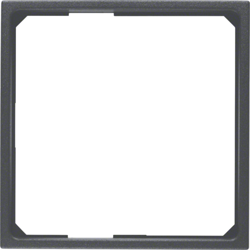 Hager Polo Pierścień przejściowy do płytki centralnej 50 x 50 mm antracyt B.1/B.3/B.7 Glas 11091616 11091616