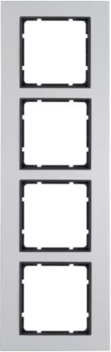 B.7 Berker Ramka potrójna 4-krotna, aluminium/antracyt mat