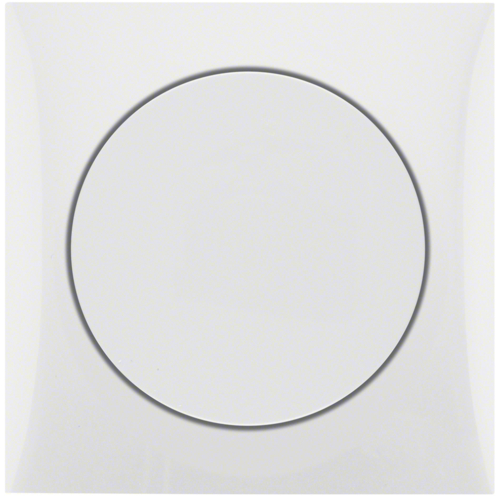 Berker Integro Flow Elektroniczny potencjometr obrotowy 1-10 V z pokrętłem regulacyjnym, biały, połysk