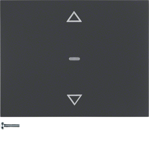 Przycisk żaluzjowy 12V komfort do sterownika żaluzjowego Berker.Net Berker K.1 antracyt
