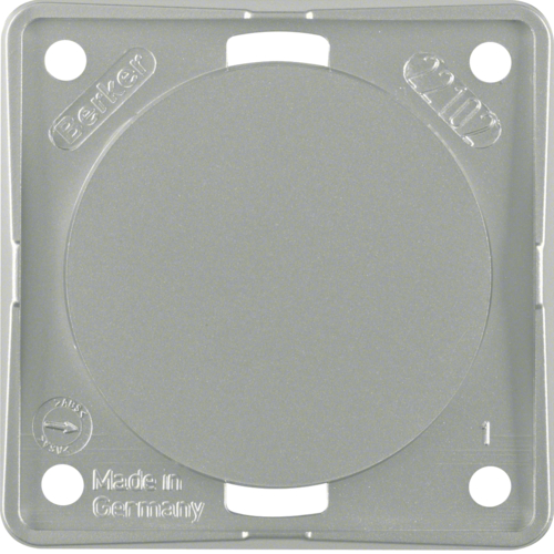 Berker Integro Flow Berker Zaślepka z płytką nośną, chrom, mat