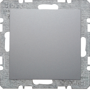 Hager polo Zaślepka z elementem centralnym aluminium (z pazurkami rozporowymi) B.1/B.7 Glas 6710091404 6710091404