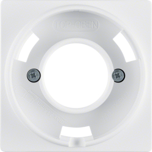 Hager Polo Element centralny do sygnalizatora świetlnego E15 śnieżnobiały aksamit Q.1 11986089 11986089