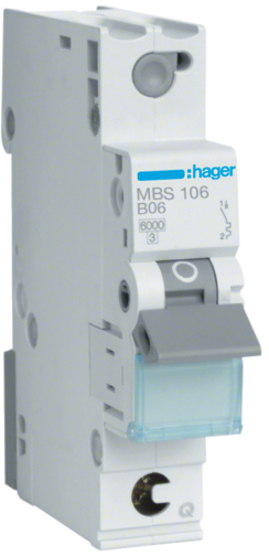 Wyłącznik nadprądowy HAGER MCB 1P B 20A QuickConnect MBS120