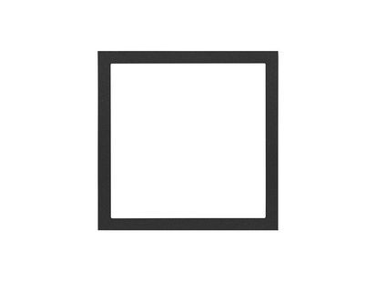 Kontakt Simon Ramka pojedyncza matrix SIMON 100 czarny mat