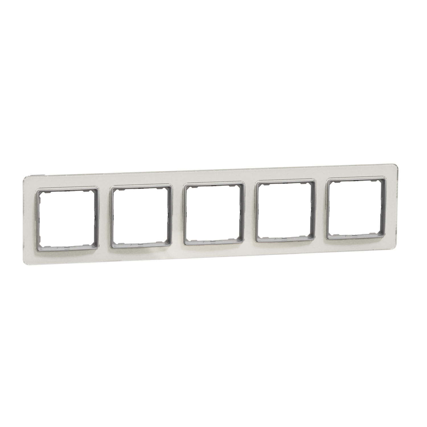 Ramka pięciokrotna SEDNA Design & Elements efekt szkło biały