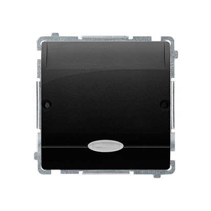 Kontakt Simon Łącznik hotelowy z podświetleniem BASIC - czarny mat