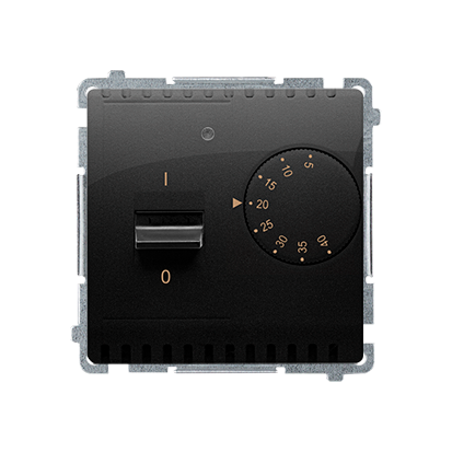 Kontakt Simon Regulator temperatury podłogowy BASIC - czarny mat