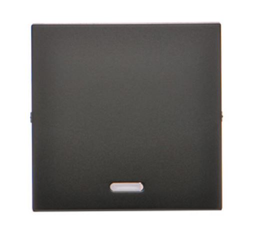 Klawisz pojedynczy do wyłączników podświetlanych SIMON 10 - czarny mat