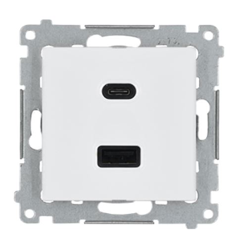 Kontakt Simon USB A+C 30W SIMON 54 biały