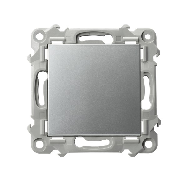 Wyłącznik pojedynczy SZAFIR - srebro