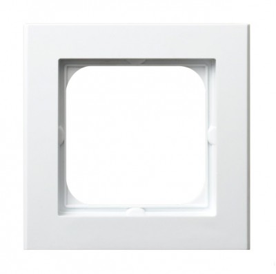 Ospel Ramka  pojedyncza SONATA - biały mat