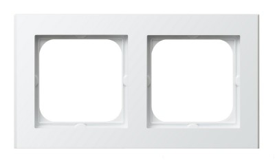 Ospel Ramka  podwójna SONATA - biały mat