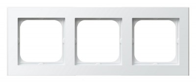 Ospel Ramka  potrójna SONATA - biały mat