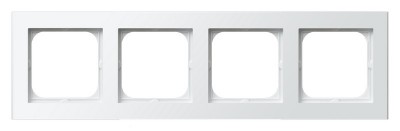 Ospel Ramka  poczwórna SONATA - biały mat